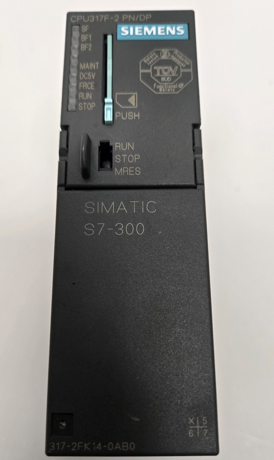 SIEMENS SIMATIC S7-300 CPU MODULE 6ES7 317-2FK14-0AB0.