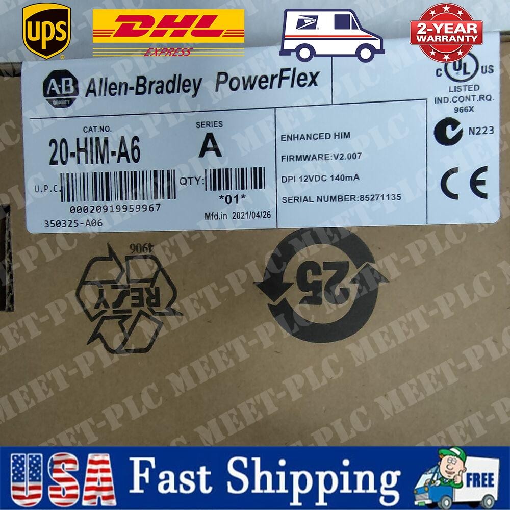 AB 20-HIM-A6 PoweFlex Enhanced HIM FW V2.007 12VFC New Sealed US Free Tax