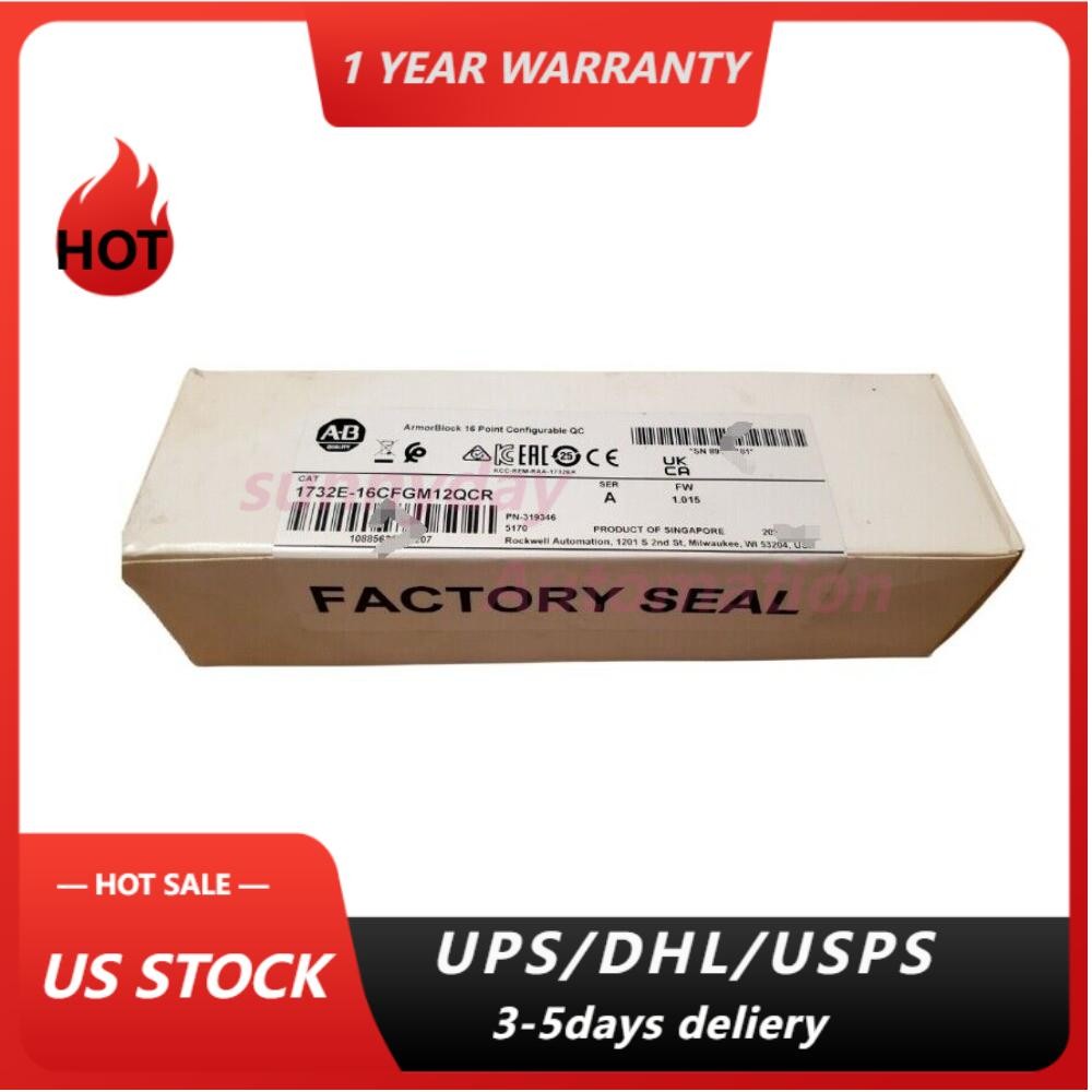 AB 1732E-16CFGM12QCR Allen-Bradley Armor Block Factory Sealed Box US Free Tax