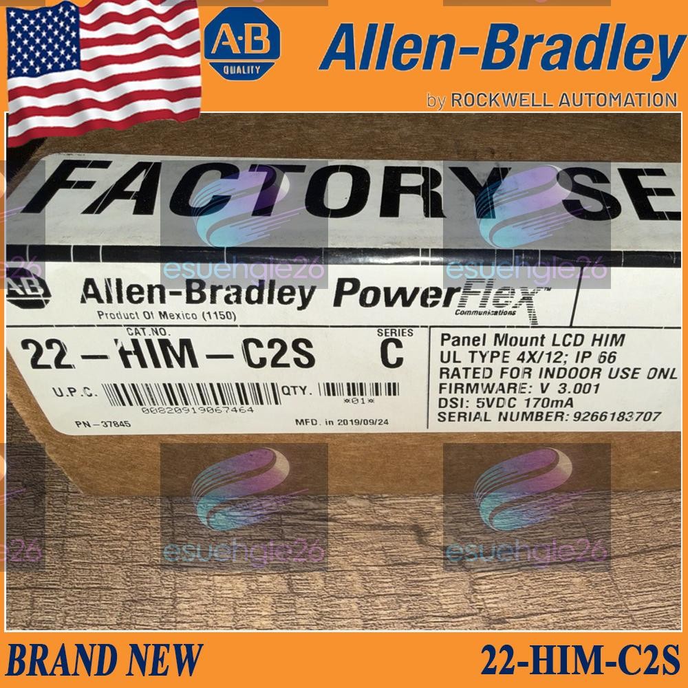 Factory Sealed NEW PLC 22-HIM-C2S/C PowerFlex IP66 UL-NEMA Type 4X-12 HIM