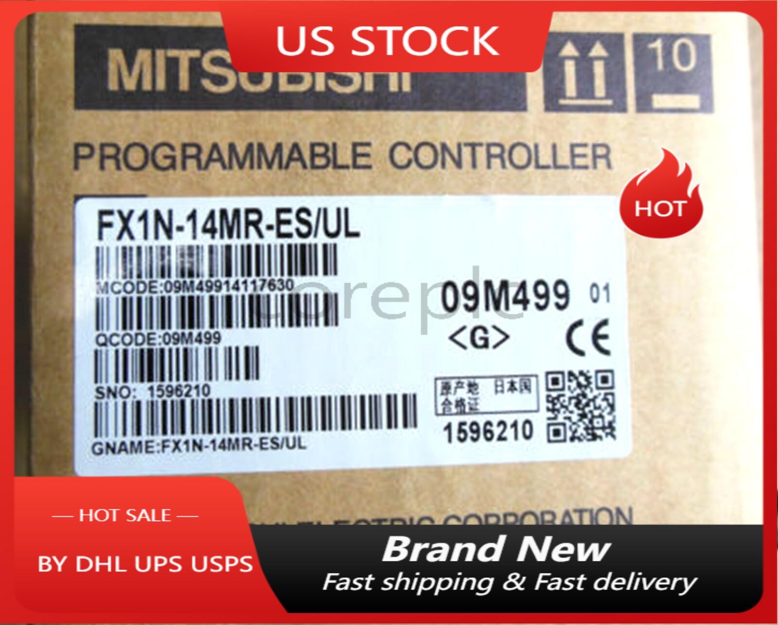 New MITSUBISHI FX1N-14MR-ES/UL Programmable Controller