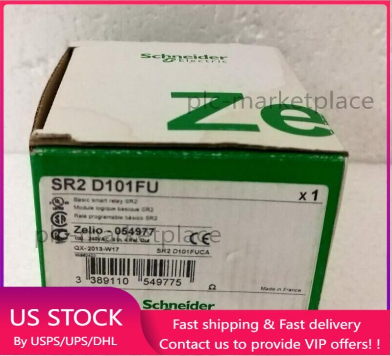 SR2D101FU Compact Smart Relay, Zelio Logic, 10 I/O, 100…240 V AC US Free TAX