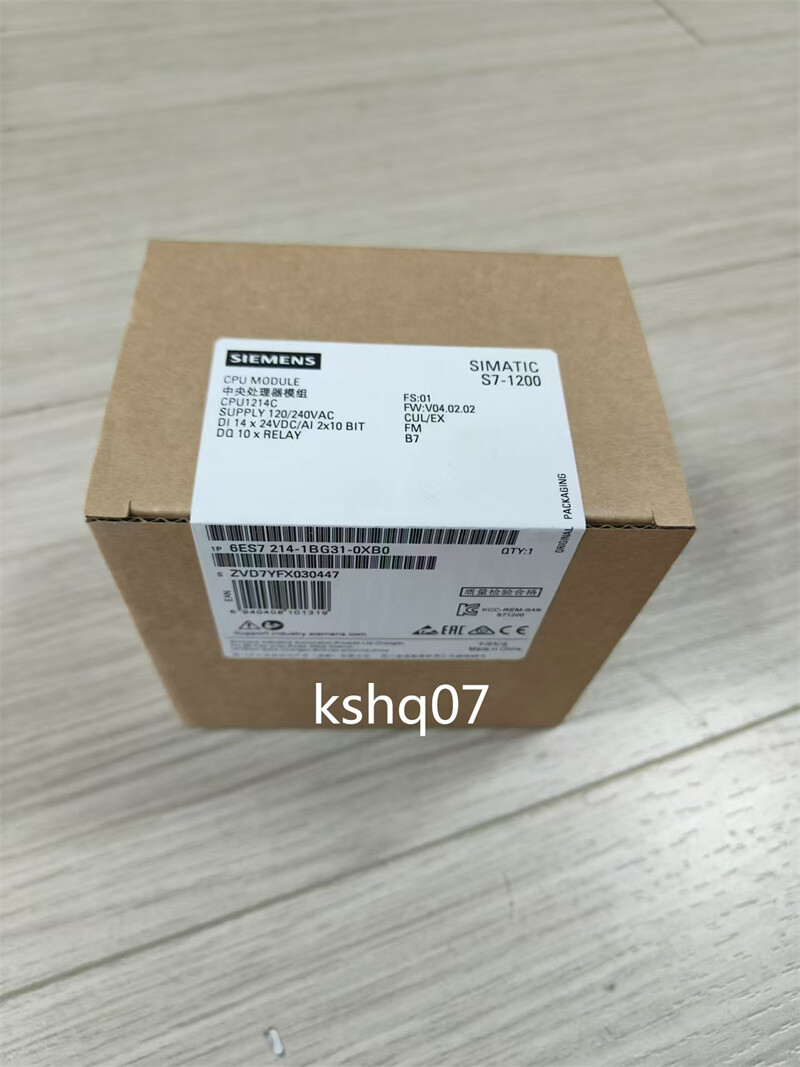 1pc New Siemens 6ES7214-1BG31-0XB0 6ES7 214-1BG31-0XB0 module with box