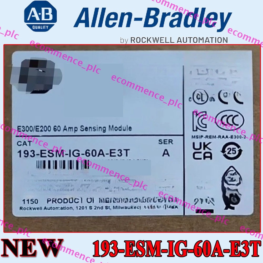 Factory Sealed NEW PLC 193-ESM-IG-60A-E3T E300/E200 60 Amp Sensing Module