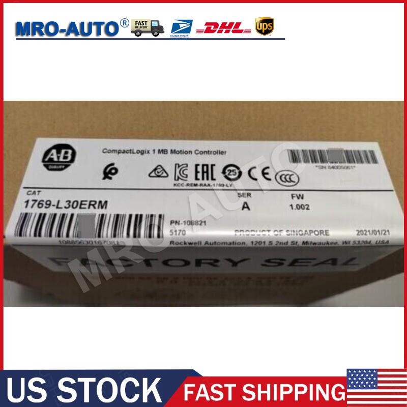NEW Factory Sealed AB 1769-L30ERM CompactLogix 1 MB Motion Controller 1769L30ERM