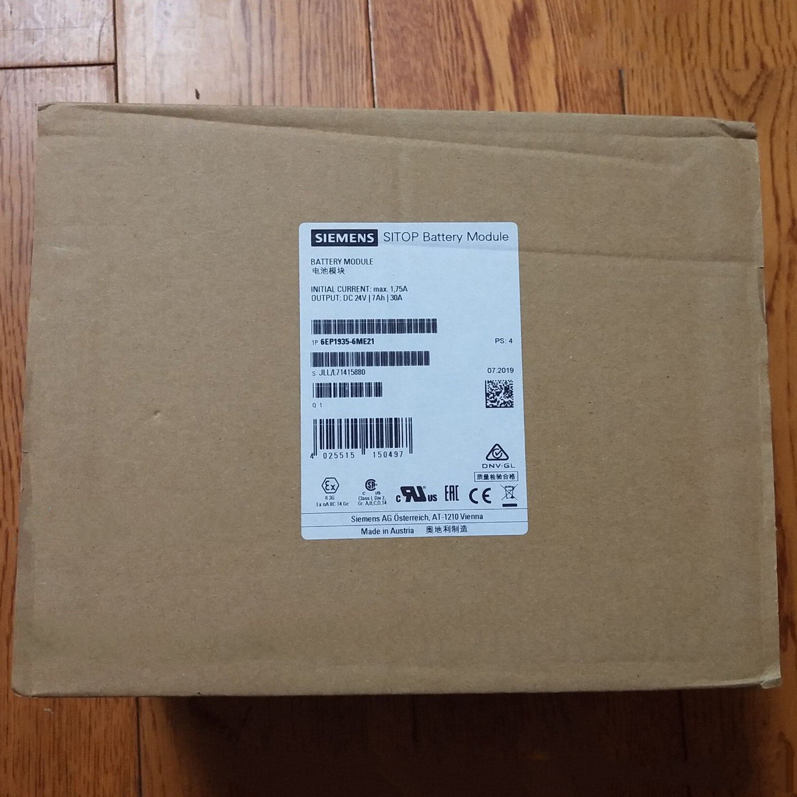 New 1PCS Siemens SITOP Battery Module 6EP1935-6ME21 1 year warranty#XR