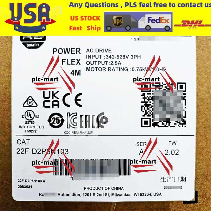 1PC Expedited shipping NEW Allen-Bradley 22F-D8P7N103 Real US stock