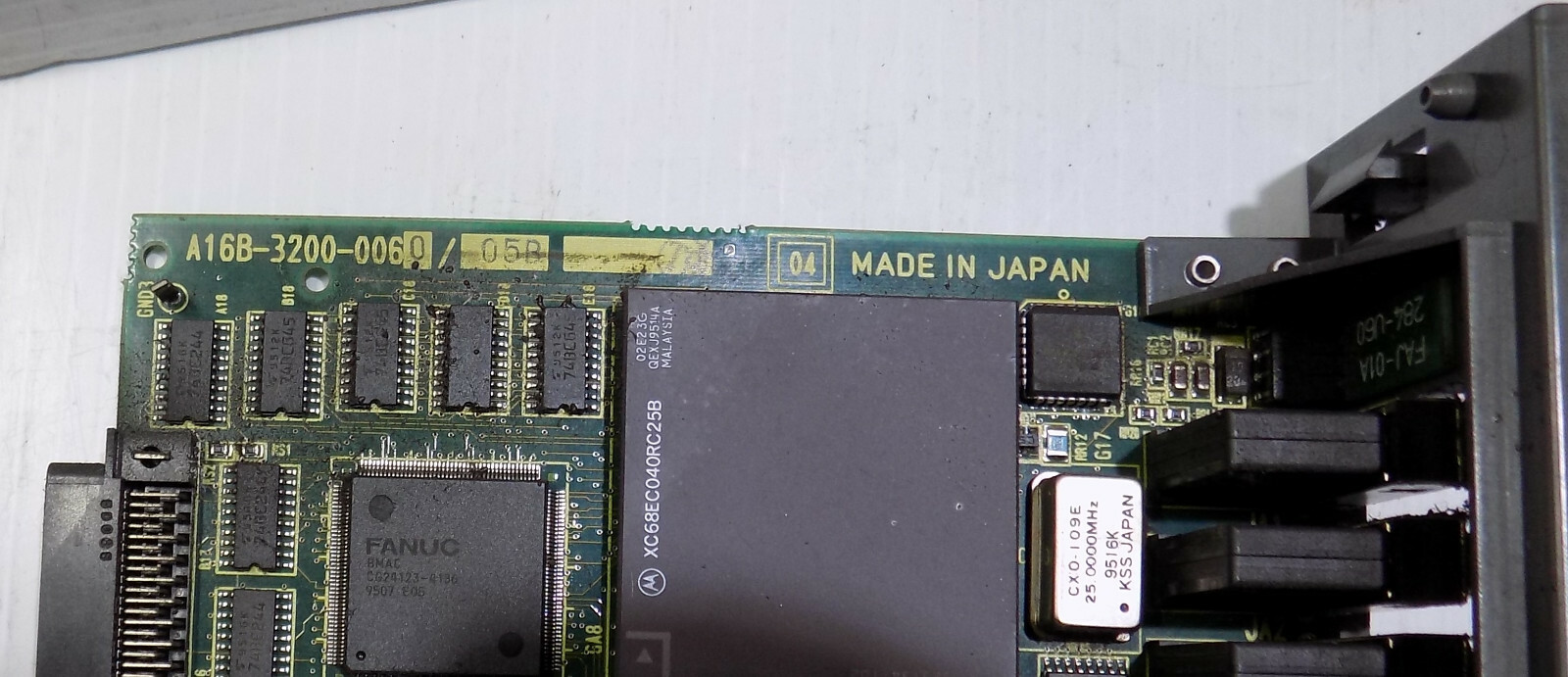 FANUC A16B-3200-0060/05B Cicuit Board Removed From HITACHI SEIKI HG400