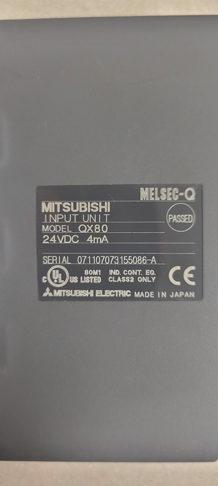 Mitsubishi MELSEC Q-Series PLC System – Q06HCPU + Q63P + Q63B + QJ71C2N-R4 + QX8