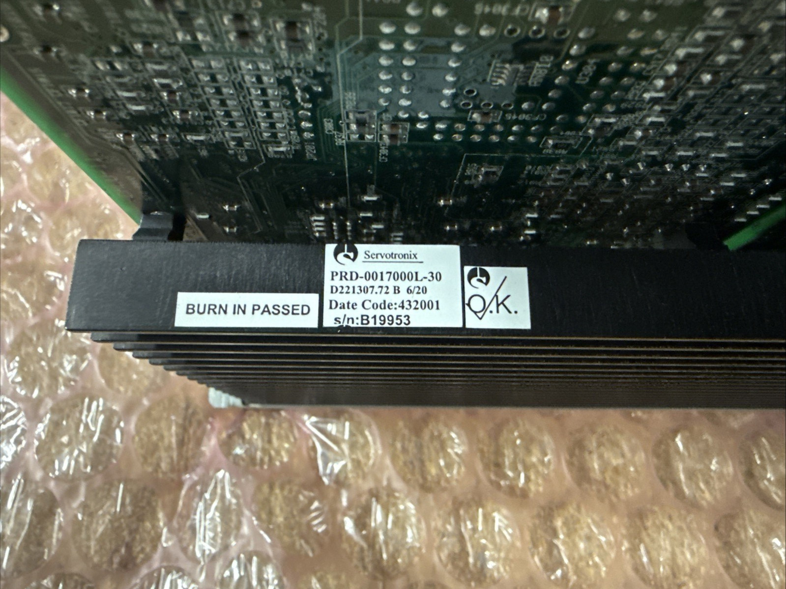 Servotronix PRD-0017000L-30 Servo Module STAUBLI Robot Axis Control Board