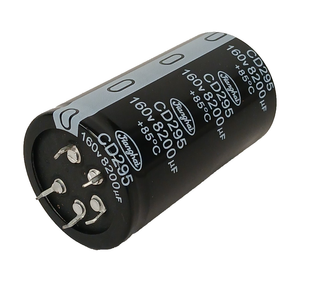 2 PACK Jianghai CD295 8200uF 160V Snap-In Electrolytic Capacitor ECS2CB822M 85°C