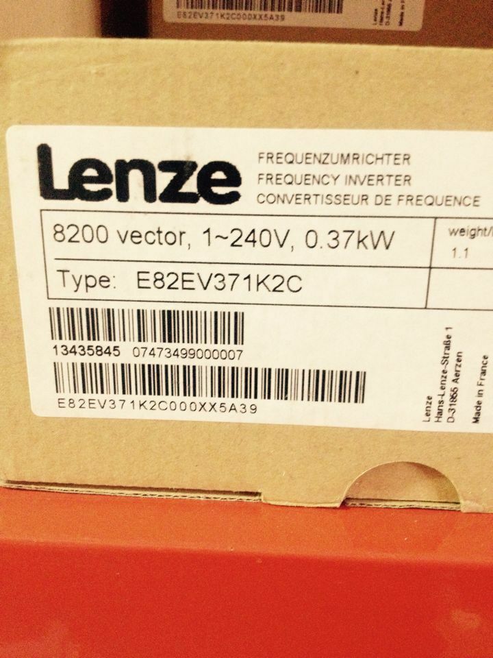 One New LENZE E82EV371K2C Inverter E82EV371_2C Expedited Shipping