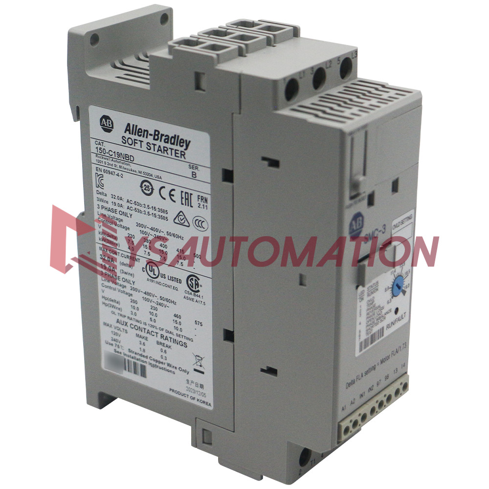 OEM Factory Sealed Allen Bradley 150-C19NBD SMC-3 19A Smart Motor Controller