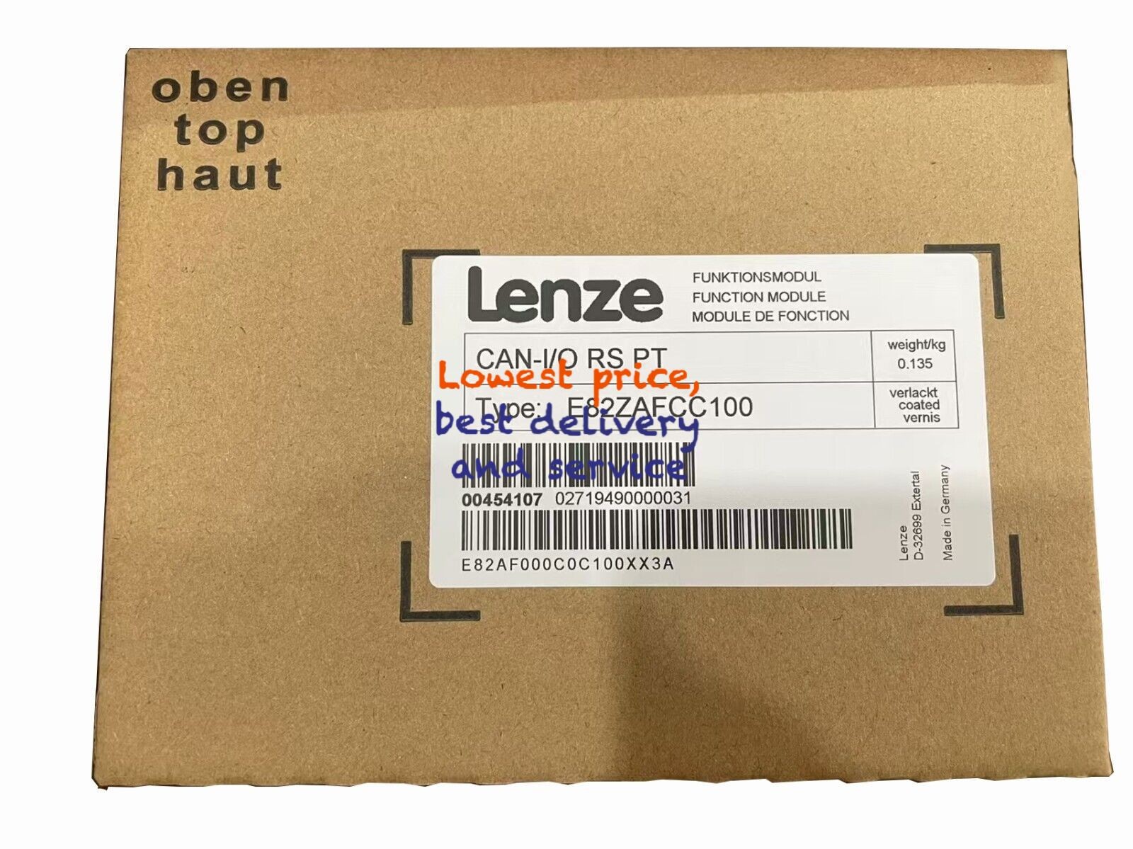 1PC NEW Lenze E82ZAFCC100 8200 Series Inverter I/O Module Fast shipping
