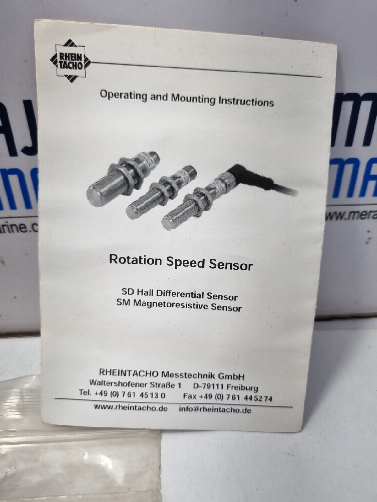 Rheintacho SMP5.GI00.SB Rotation Speed Sensor SMP5GI00SB