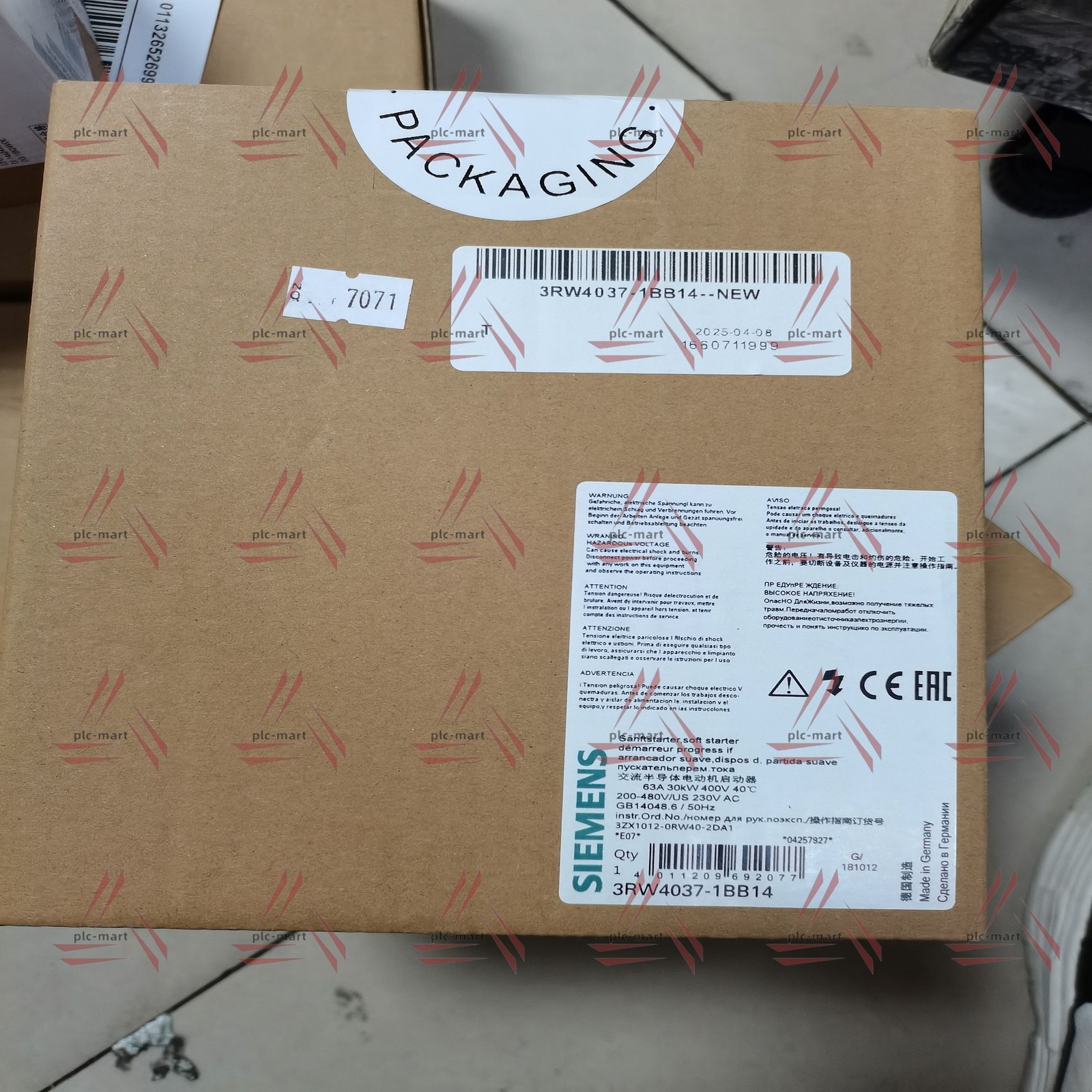 1PC Free shipping NEW Siemens 3RW4037-1BB14 1 Year warranty