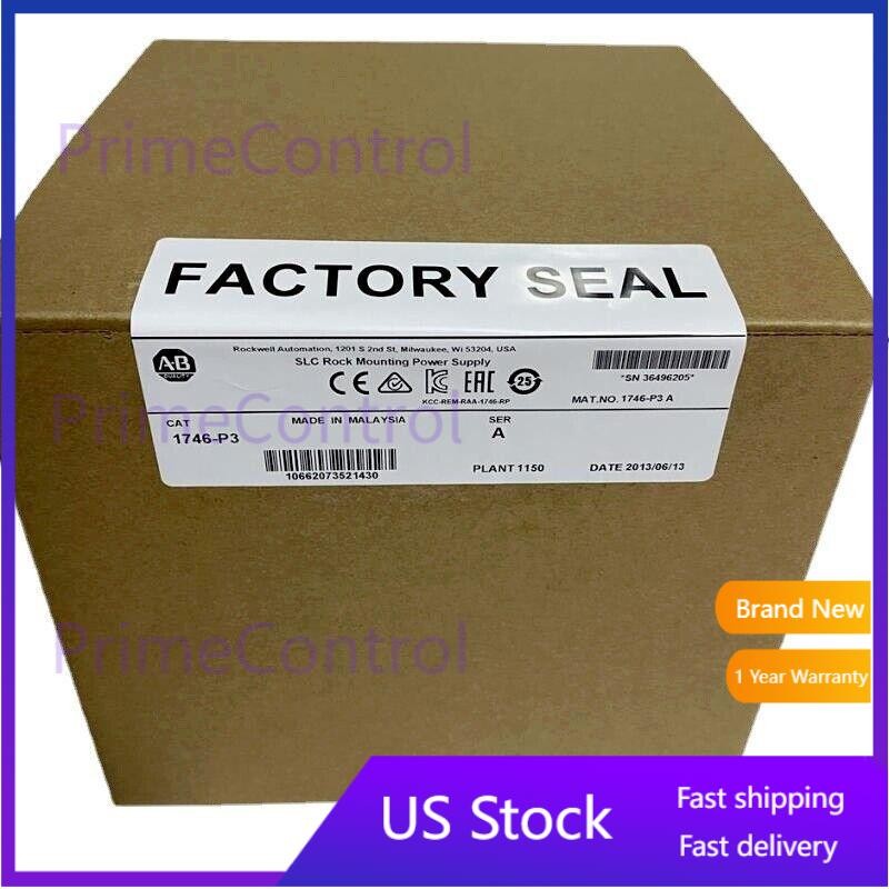 New Factory Sealed Allen Bradley 1746-P3 /A SLC 500 Power Supply Module 1746P3