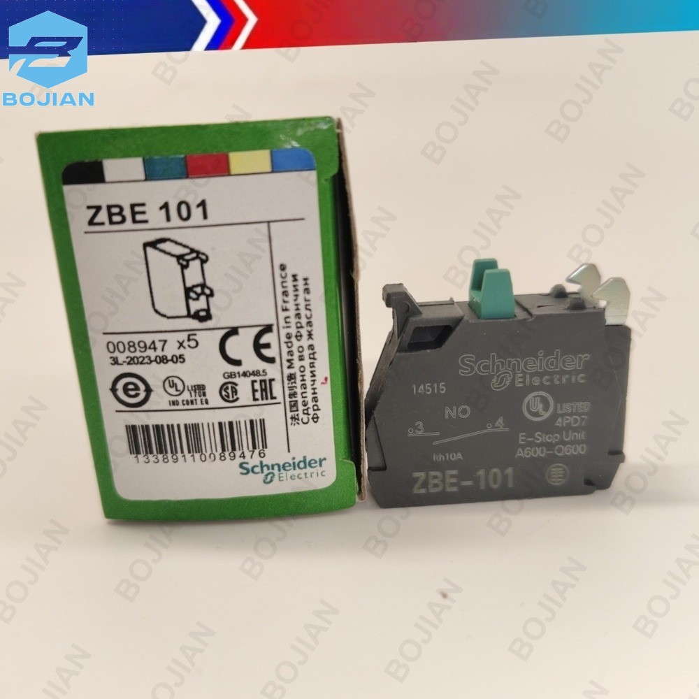 ZBE-101 ZBE101 Pack Of 5 NEW Schneider Electric Contact Block Fast Shipping