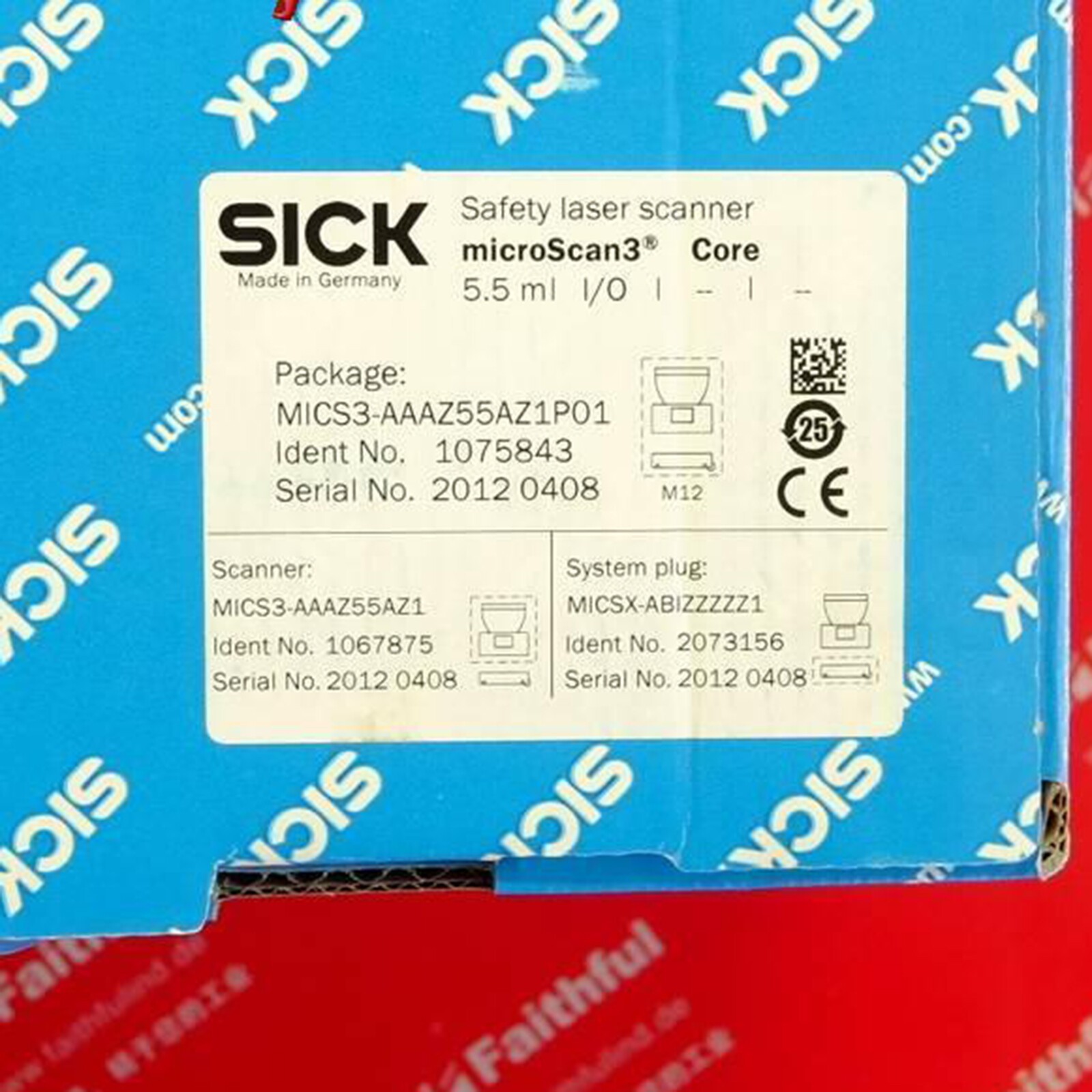 one new SICK MICS3-AAAZ55AZ1P01 safety laser scanner Fast Delivery