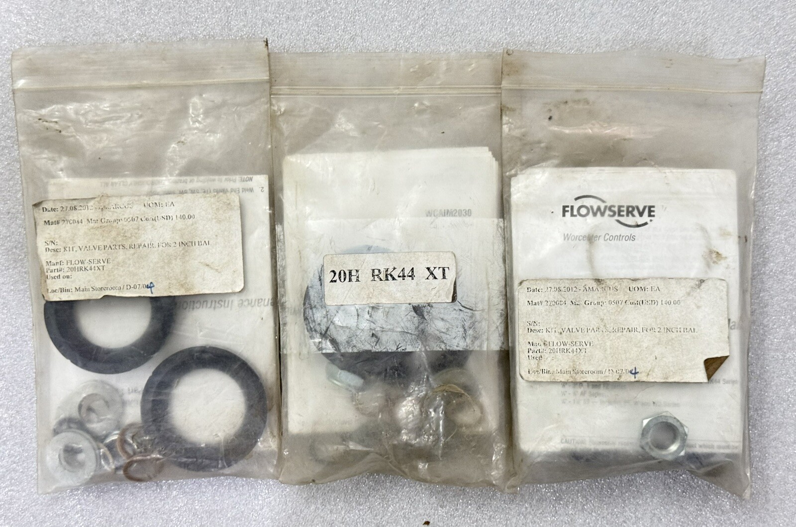 Flowserve 20HRK44XT Repair Kit Valve For 2 inch bal 20H RK44 XT
