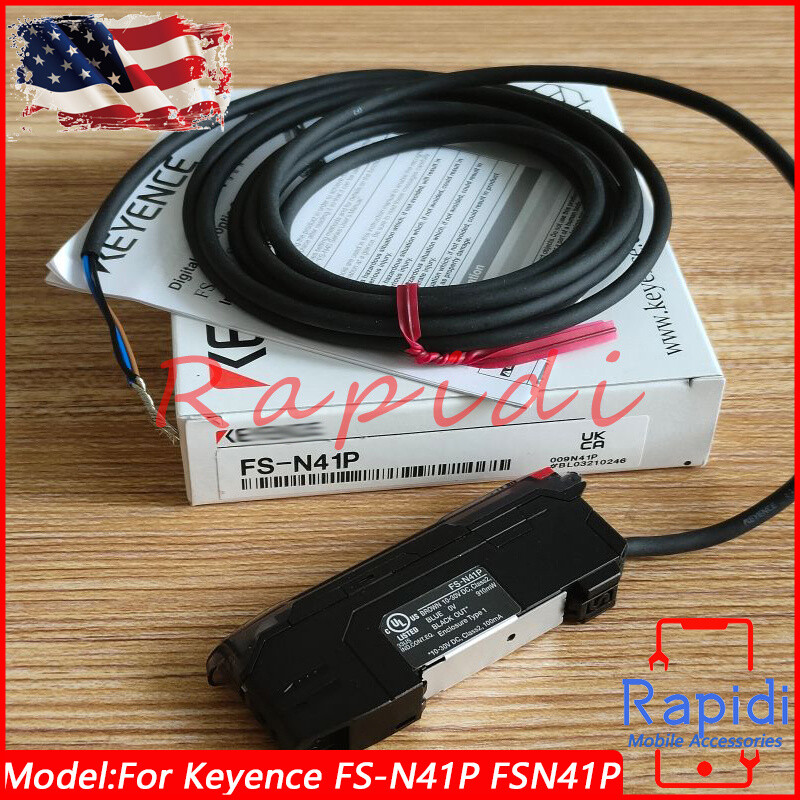 1PC Keyence Fiber Amplifier Sensor FS-N41P FSN41P New In Box