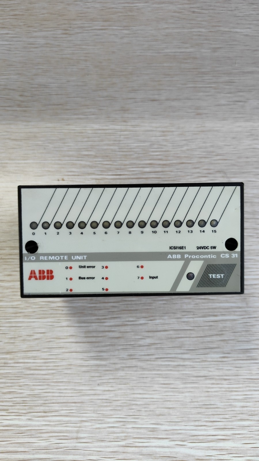 ABB ICSI16E1 Binary Input Unit