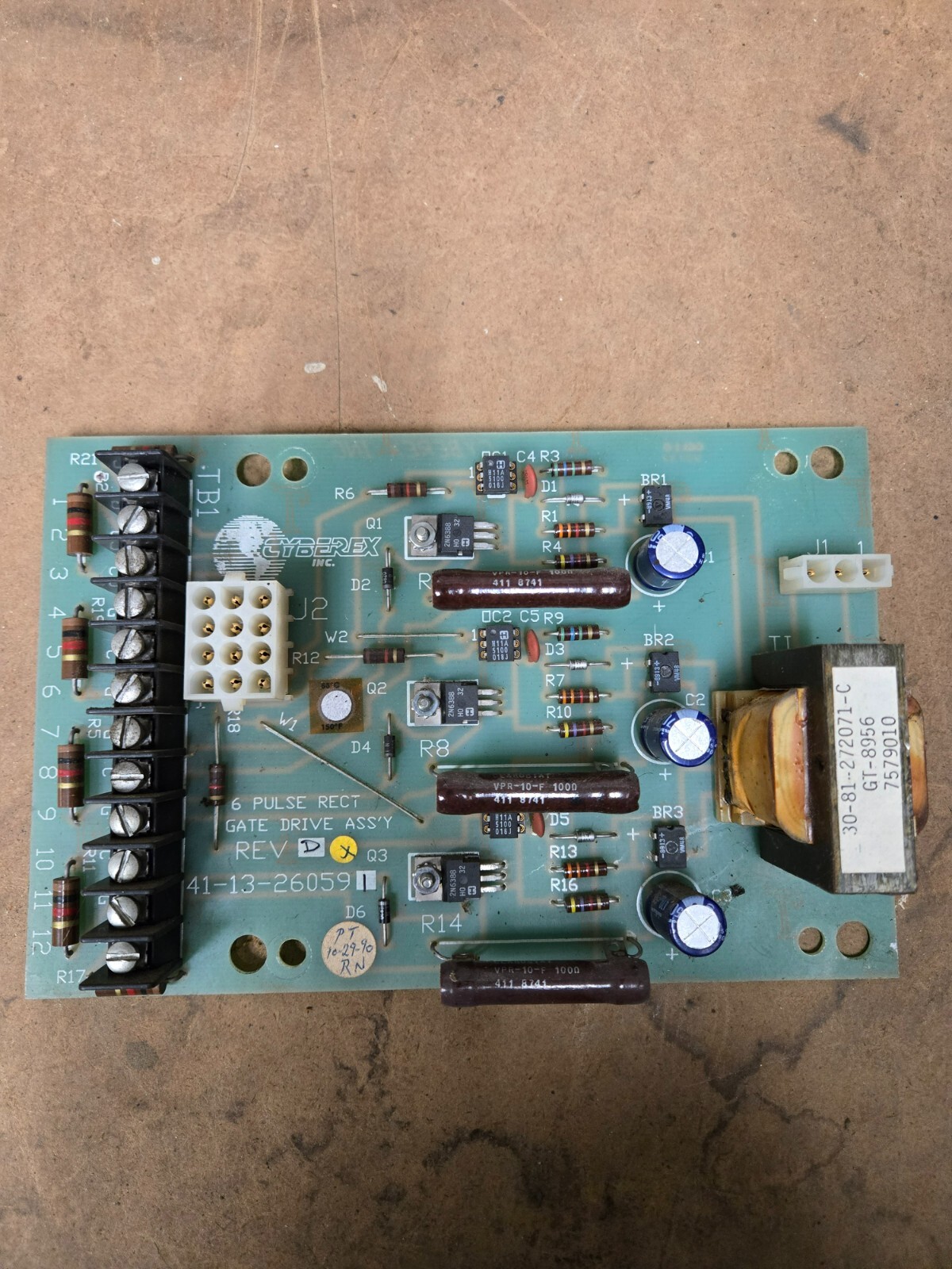 CYBEREX 6 PULSE RECT GATE DRIVE ASSY 41-13-260591