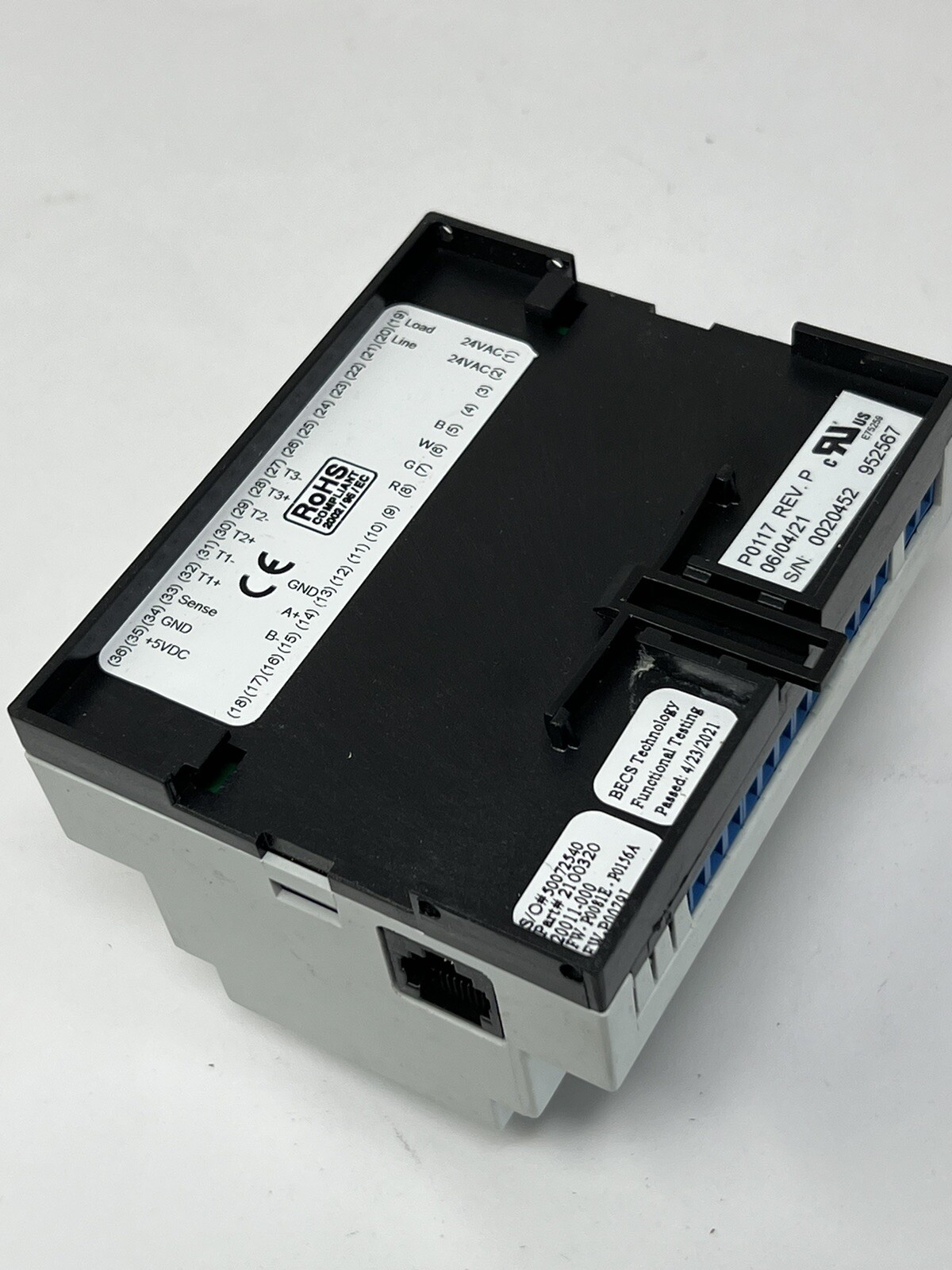 Superheat Control PARKER 2100320 – Controls Liquid Temperature – Valve Position