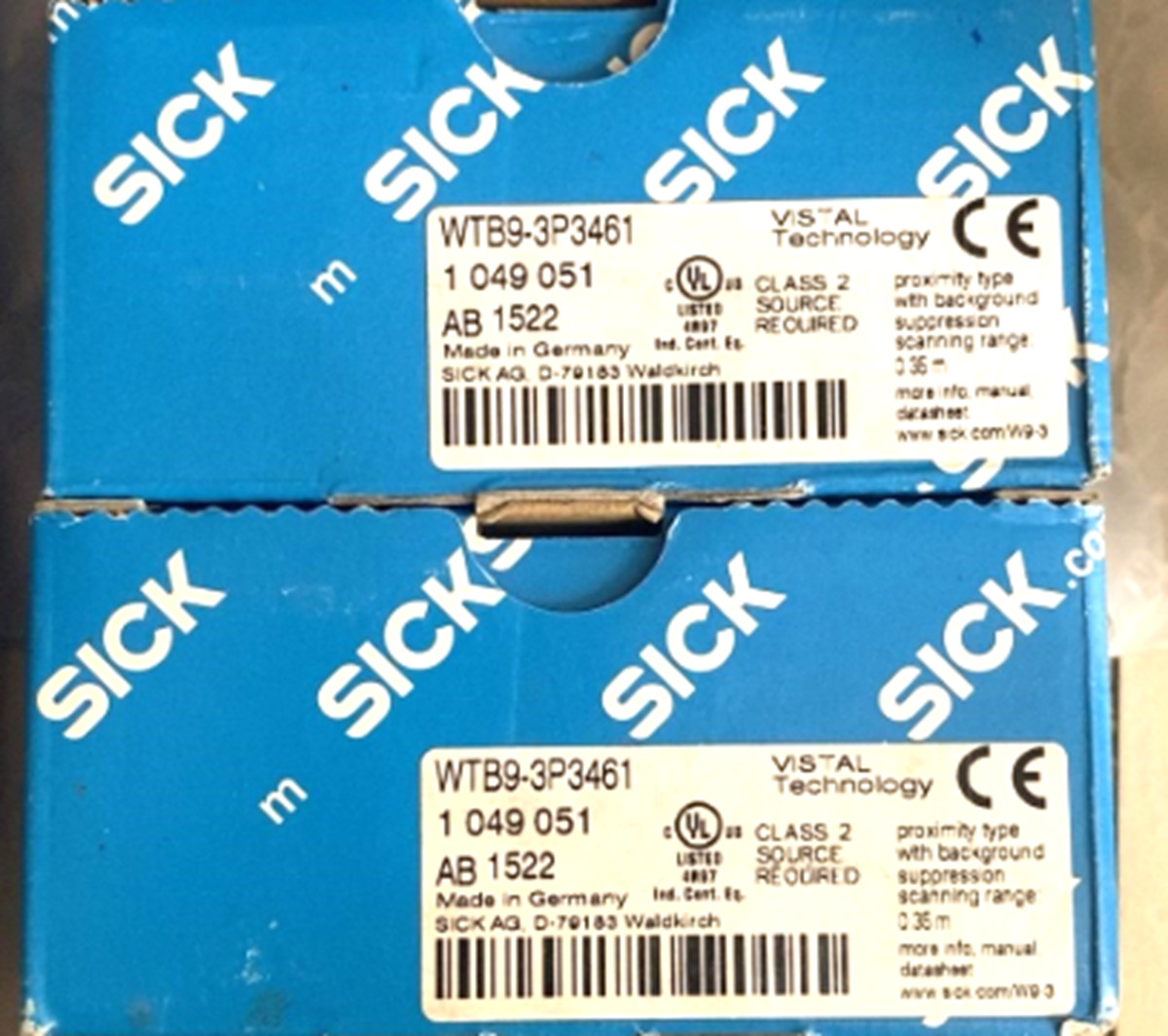 NEW SICK WTB9-3P3461 Photoelectric Sensor