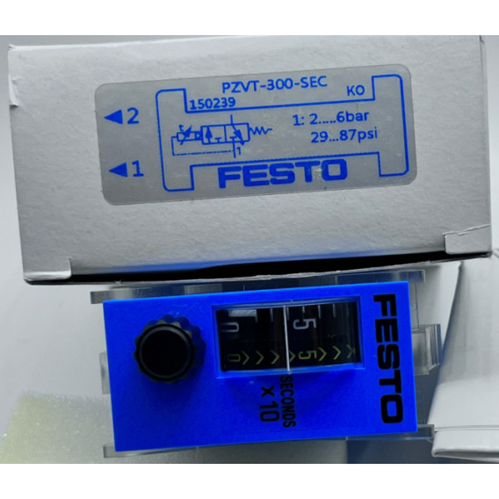 one New Festo PZVT-300-SEC 150239 Pneumatic timer Quality assurance