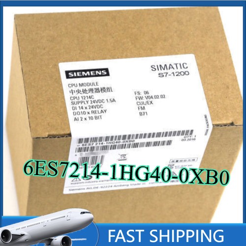 6ES7214-1HG40-0XB0 1PCS Unopened Brand New Siemens 6ES7 214-1HG40-0XB0 Fast Ship