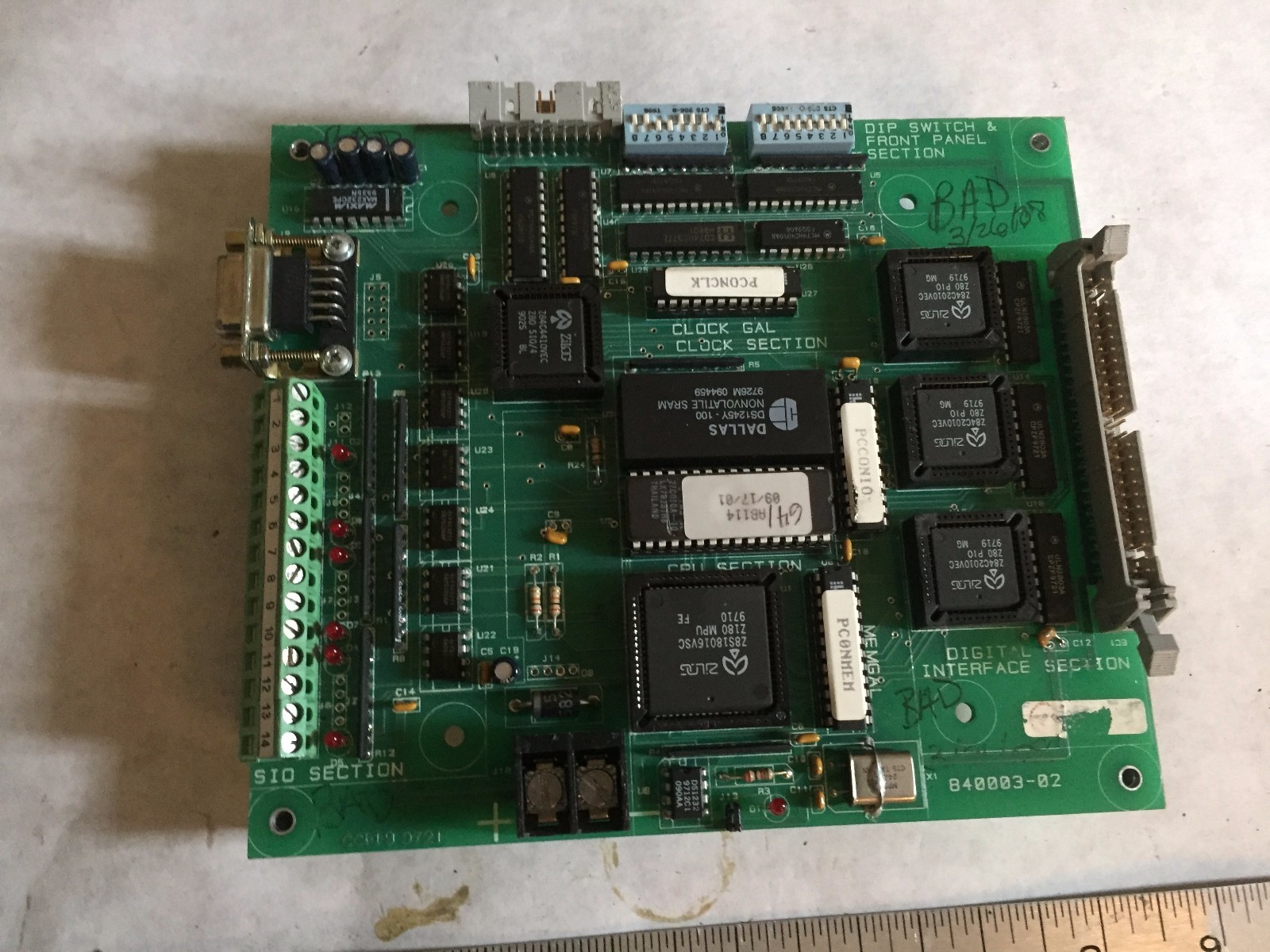 MARATHON 840003-02 MONITORS PROTOCOL CONVERTER CC1-1-0 9721 ,EA