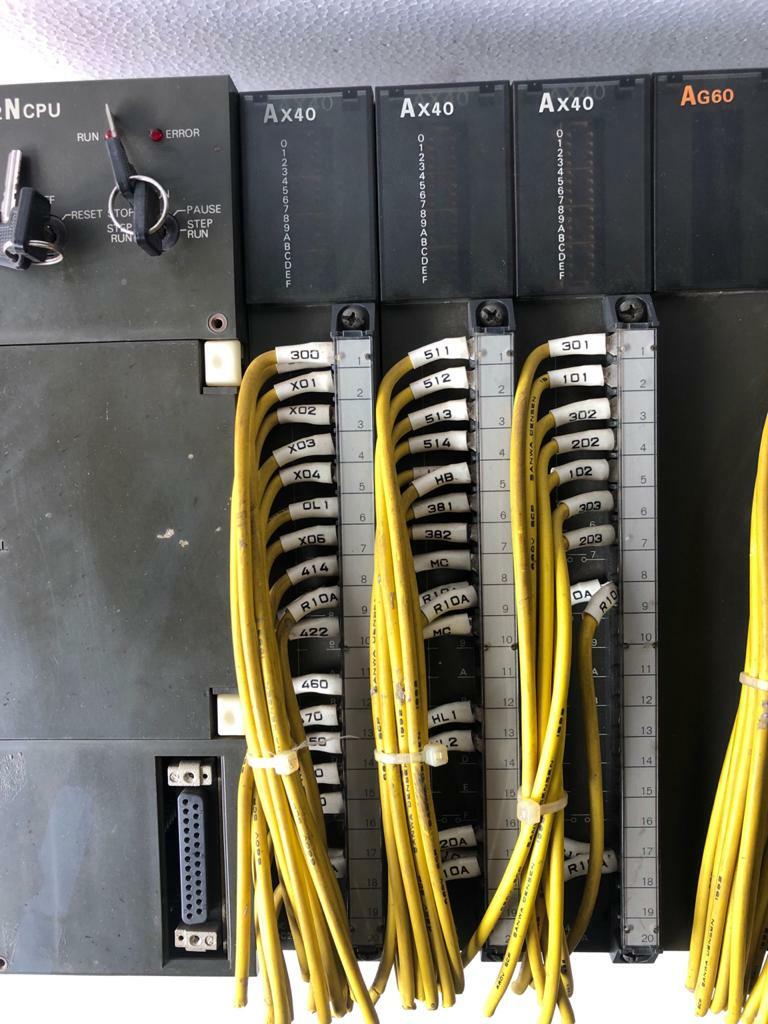 Mitsubishi Plc Base Unit With A63P,A2NCPU,AX40,AG60,AY11