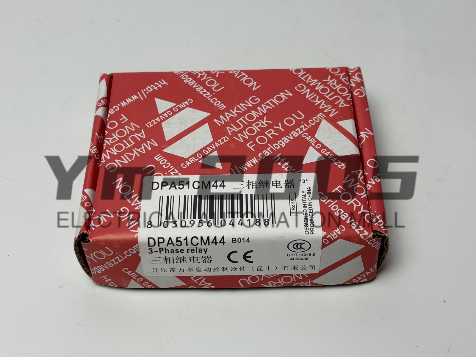 1pcs New CARLO GAVAZZI three-phase relay phase sequence protector DPA51CM44