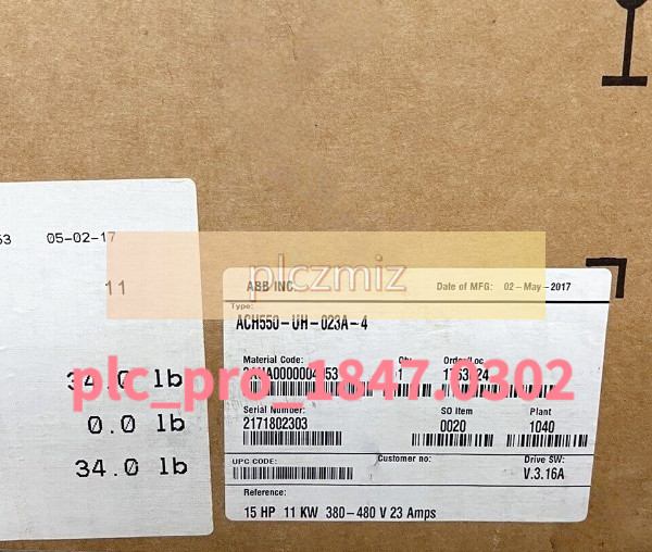 ACH550-UH-023A-4 1PCS Brand New ABB ACH550-UH-023A-4 Fast shipment