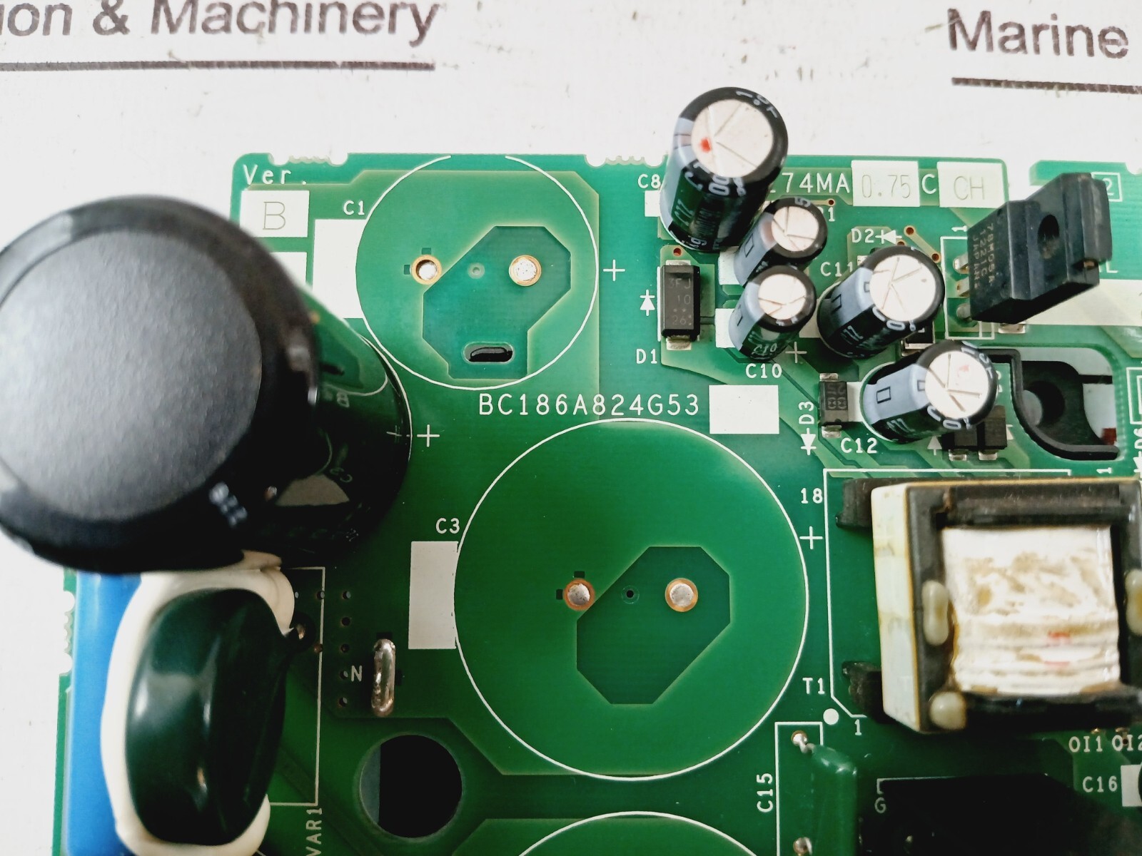 Mitsubishi Electric BC186A824G53 Power Drive Board E74HA0.75B-CH-B
