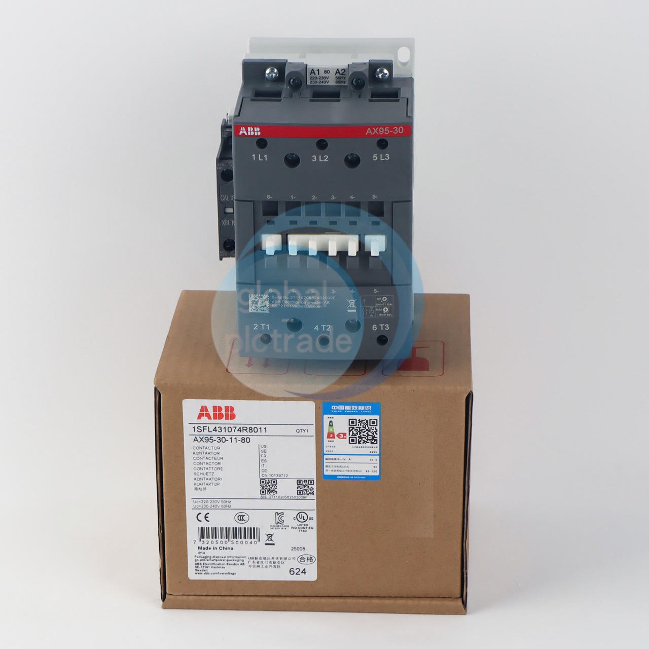 ONE NEW ABB AX95-30-11 95A AC220-230V AX95-30-11-80 1SFL431074R8011