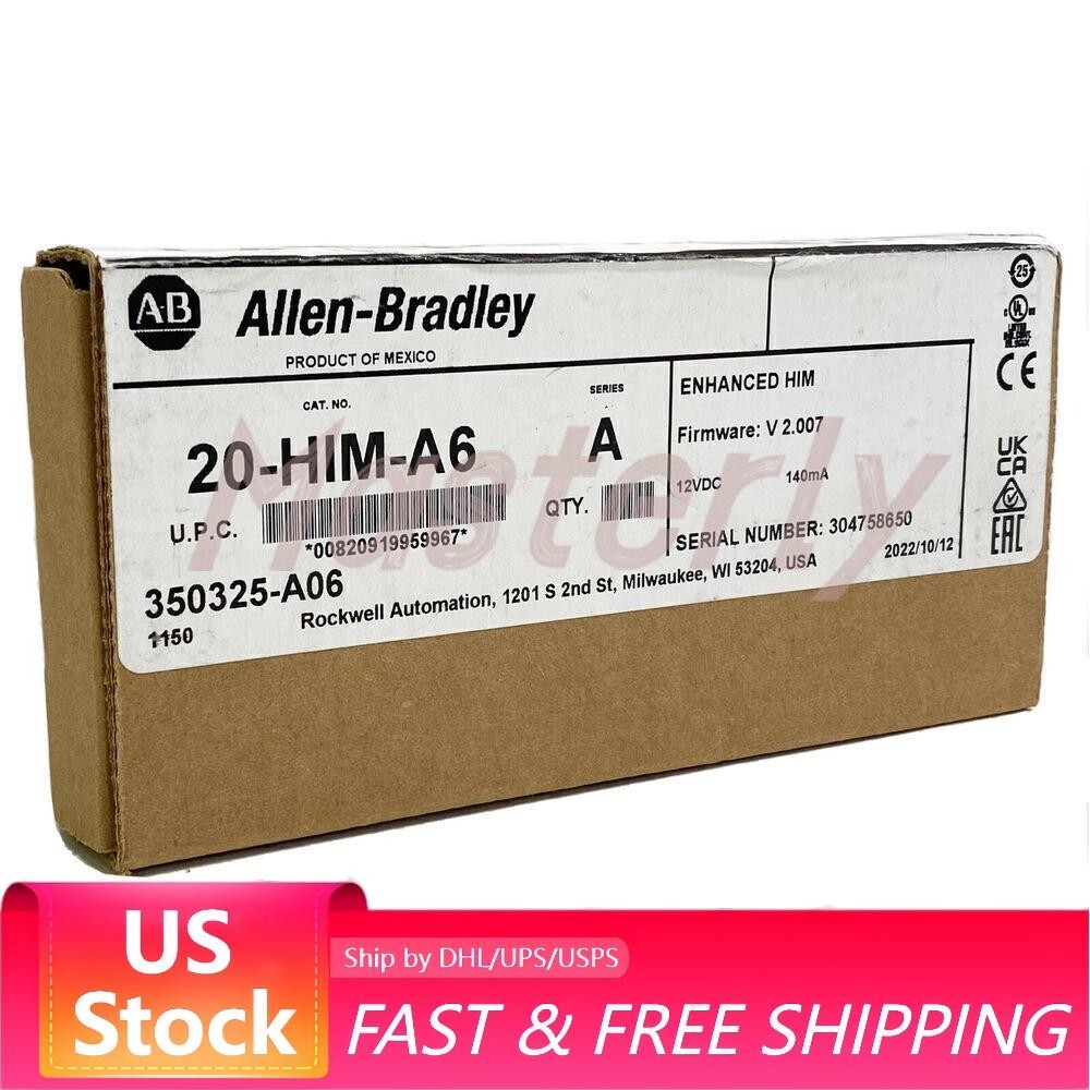 Allen Bradley 20-HIM-A6 PowerFlex HIM FW V 2.007 USA US Free Tax