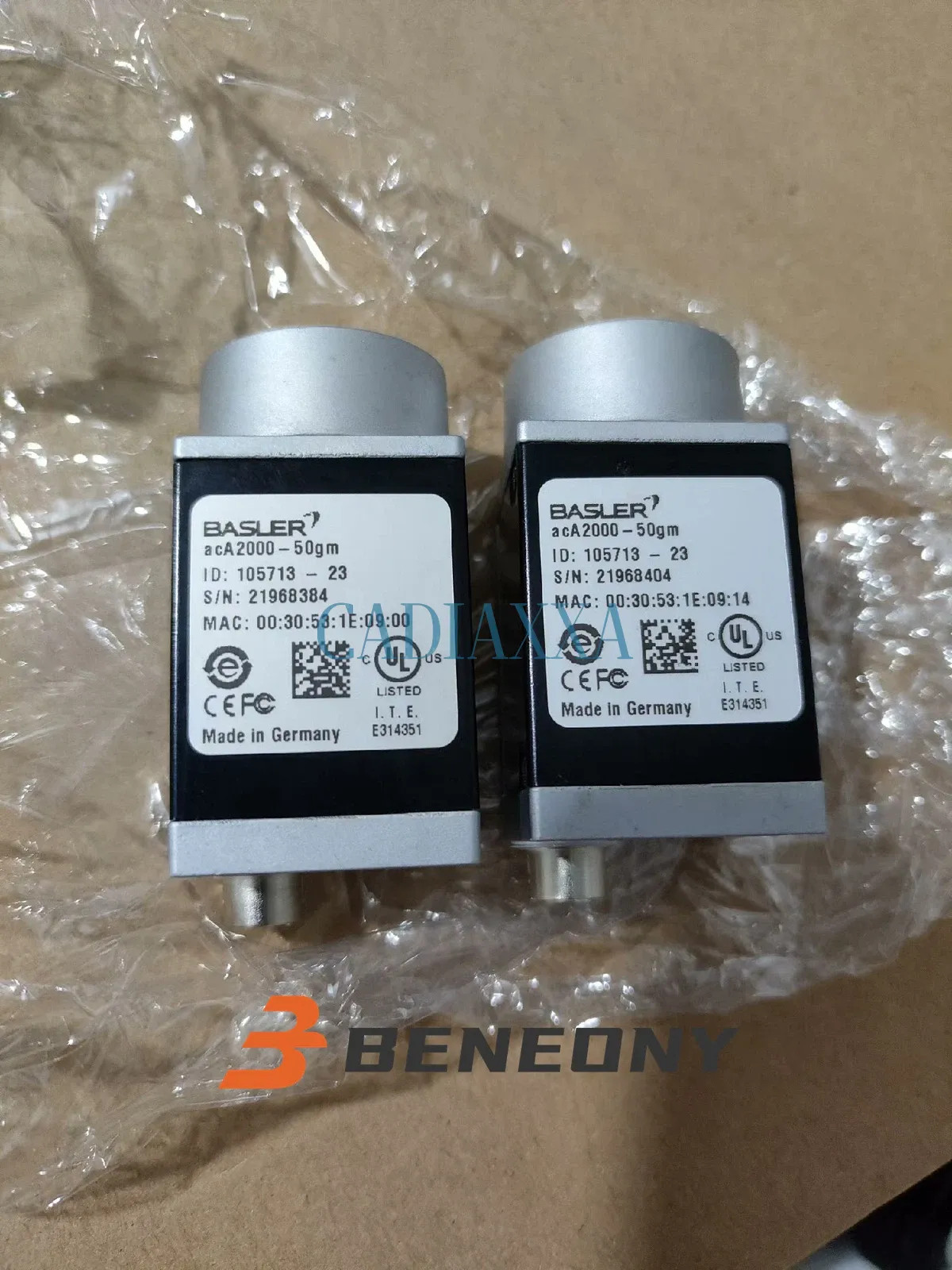 acA2000-50gm Used Industrial Camera ACA2000-50GM Free Shipping
