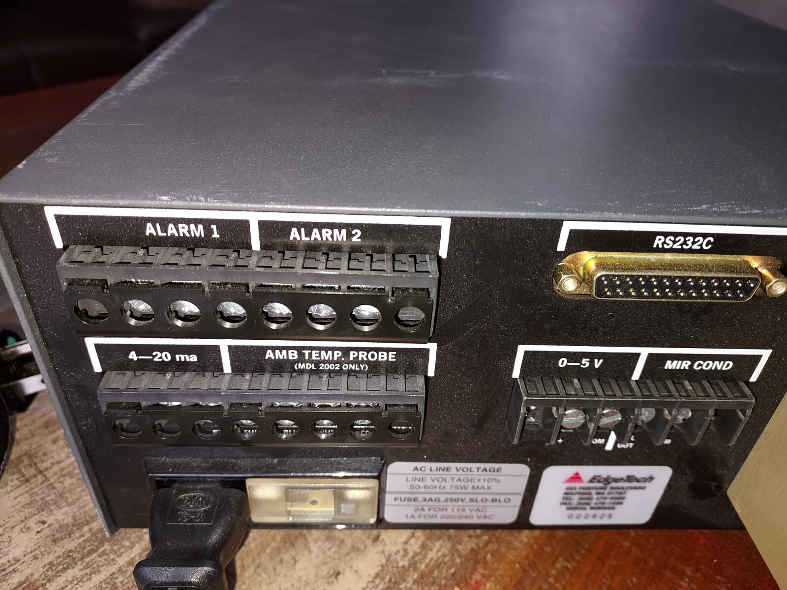 EdgeTech DEW Prime I DEW Point Monitor Ver. 2.00