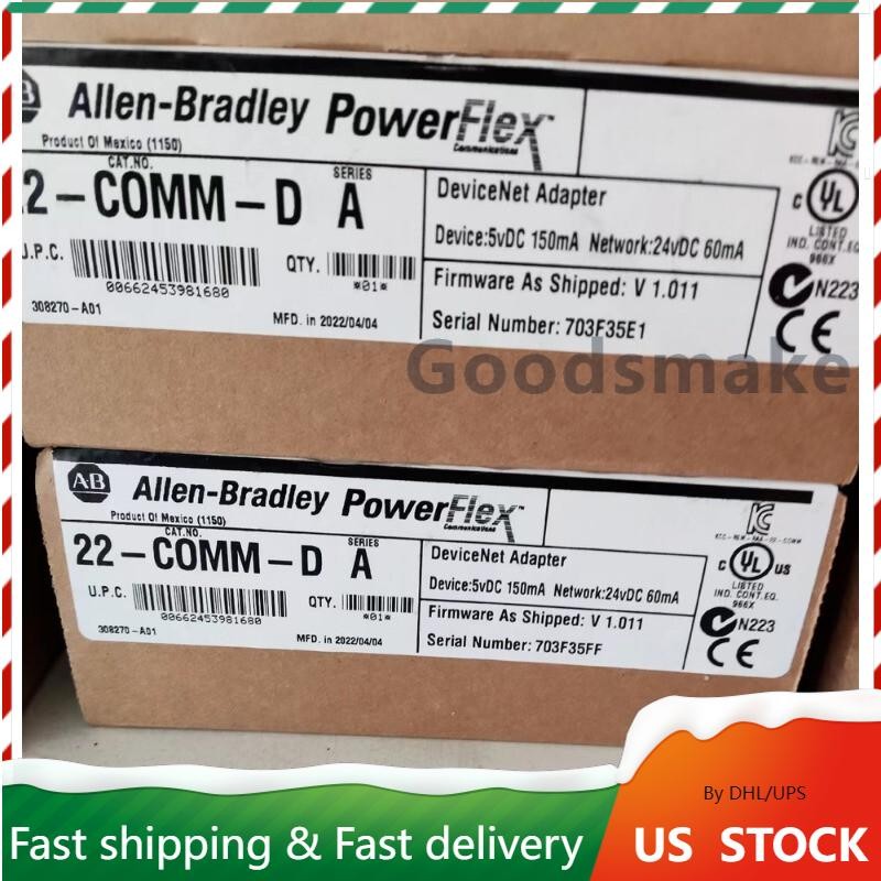 New IN BOX AB 22-COMM-D Powerflex Devicenet Adapter Module Series A FAST SHIP