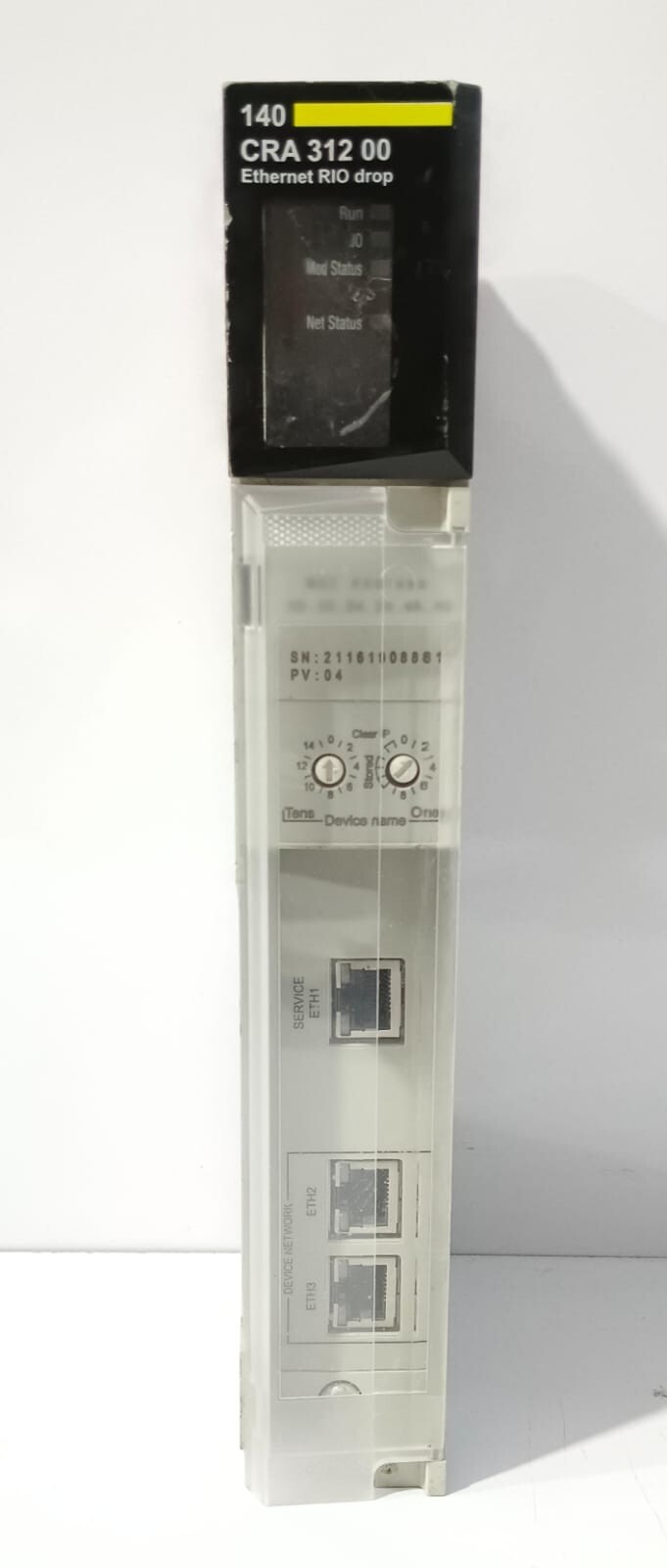 Schneider Electric 140CRA31200 Modicon Quantum RIO Drop E/IP 1CH adaptor