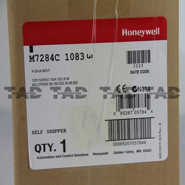 Brand NEW Honeywell M7284C1083 90 Degree 30 Second Stroke Actuator Free Shipping