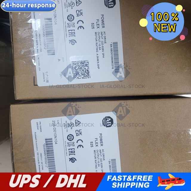 1PC New Allen-Bradley 25B-D010N104 Powerflex 525 AC Drive Variable Frequency