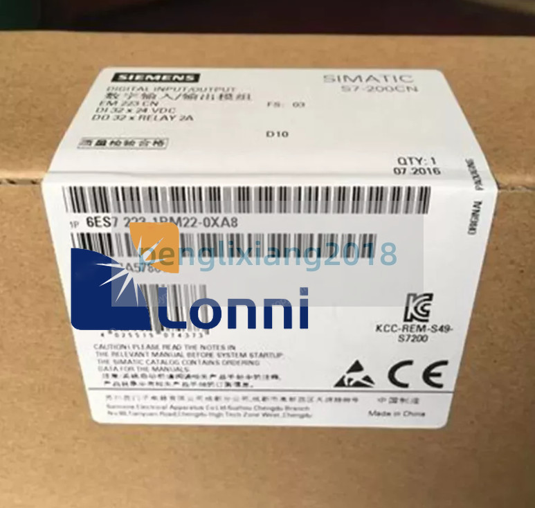 6ES7223-1PM22-0XA8 6ES7 223-1PM22-0XA8 New Siemens S7-200 CN Digital I/O EM 223