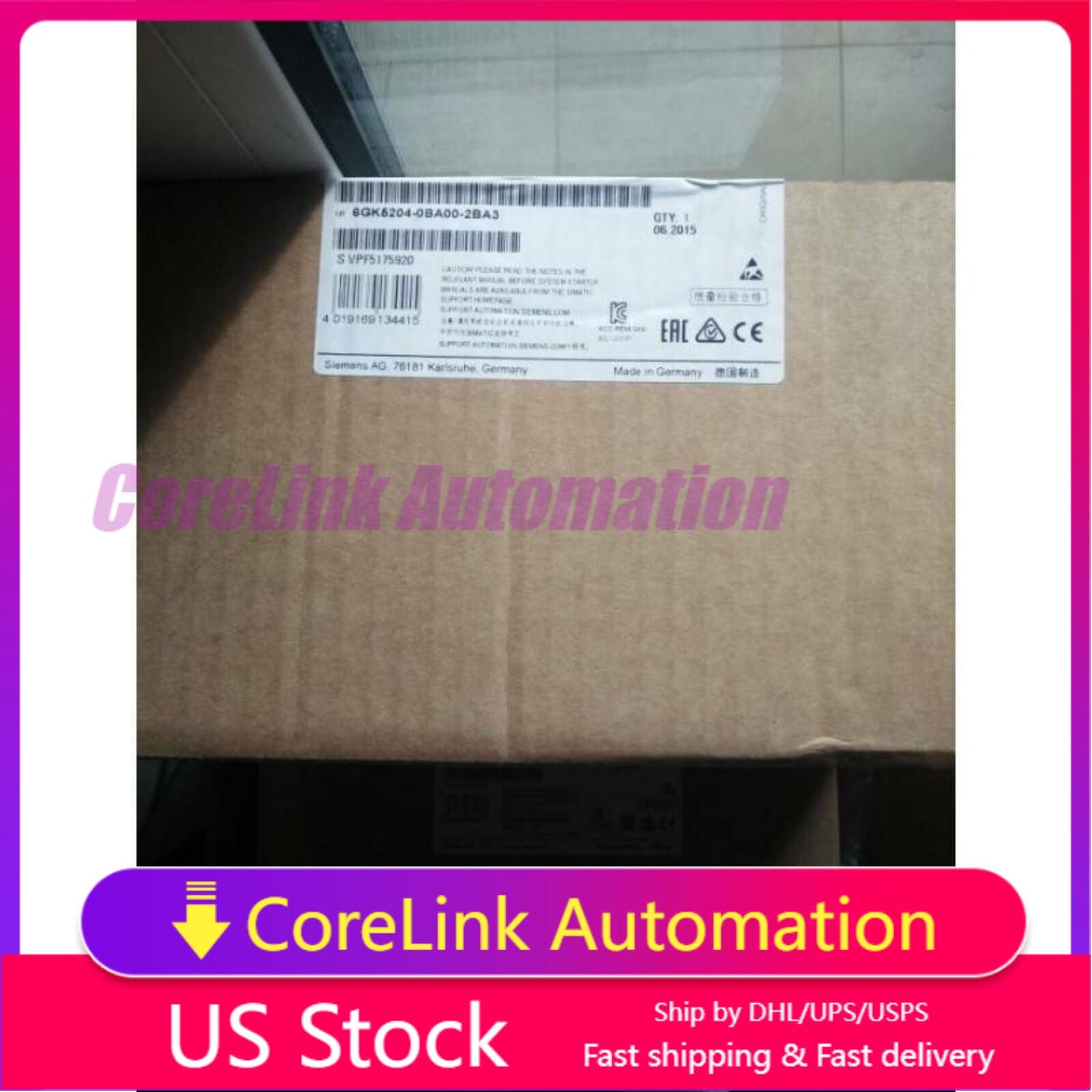 New Siemens 6GK5204-2BB10-2AA3 power supply 6GK5 204-2BB10-2AA3