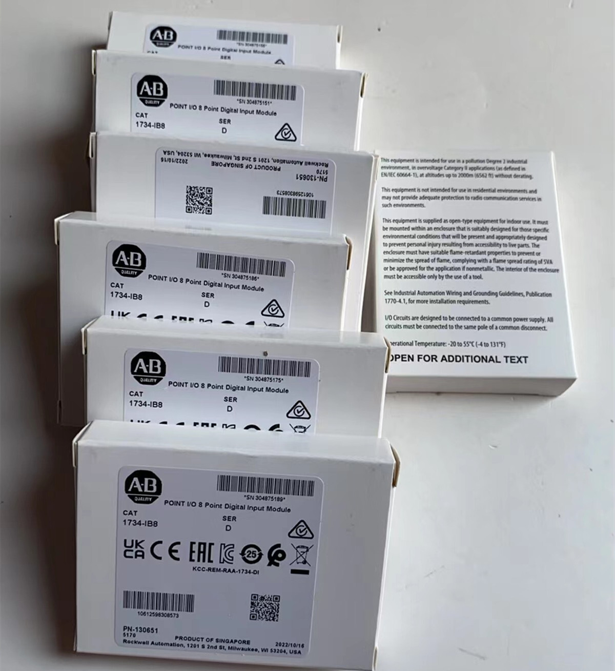 NEW original 1734-IB8 / D POINT I/O 8Point Digital Input Module Factory Seal