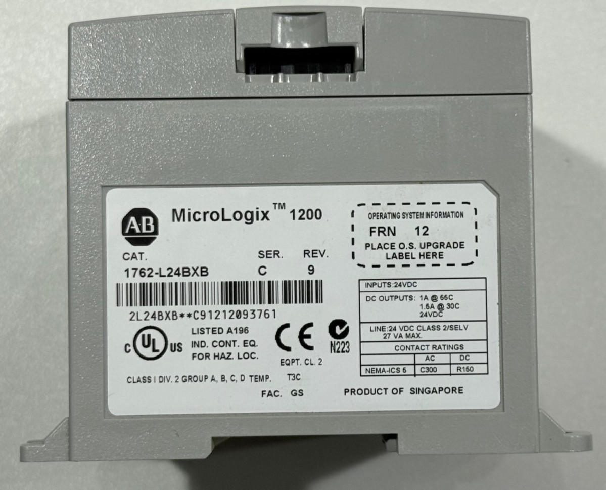 Allen-Bradley MicroLogix 1200 24VDC Programmable Logic Controller (1762-L24BXB)