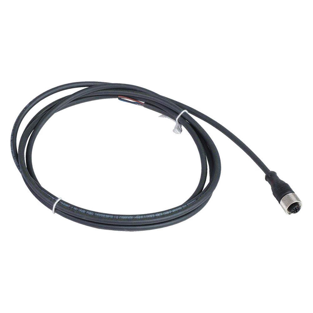TELEMECANIQUE SENSORS XZCP1141L2 Cordset,6.56 ft.,Black,250VAC/300VDC