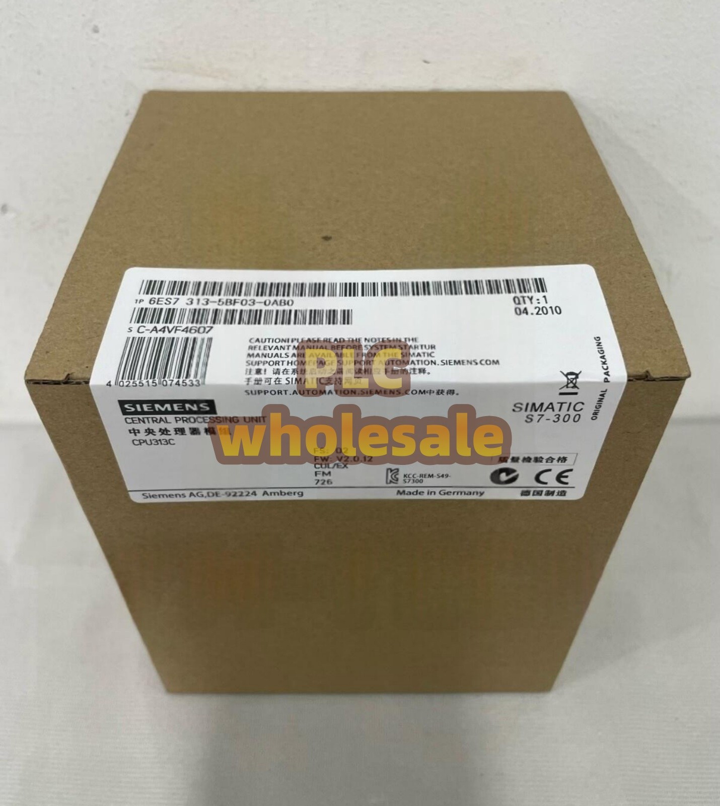 1PCS Siemens 6ES7313-5BF03-0AB0 CPU MODULE 6ES7 313-5BF03-0AB0 NEW IN BOX